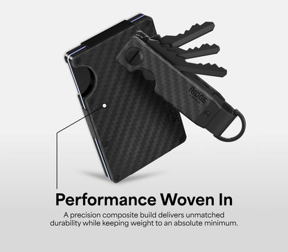 Ridge Wallet - Carbon Fiber 3k