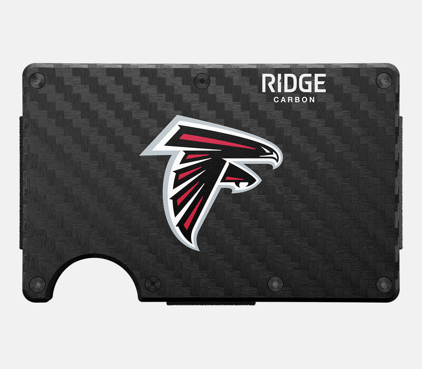 Ridge Wallet - Atlanta Falcons - Carbon Fiber 3k