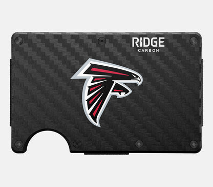 Ridge Wallet - Atlanta Falcons - Carbon Fiber 3k