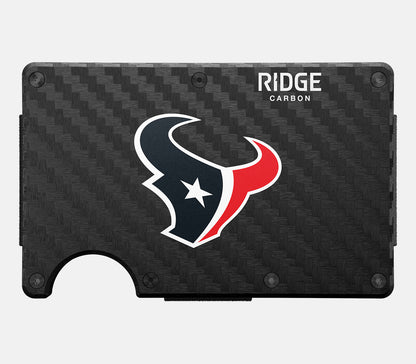 Ridge Wallet - Houston Texans - Carbon Fiber 3k