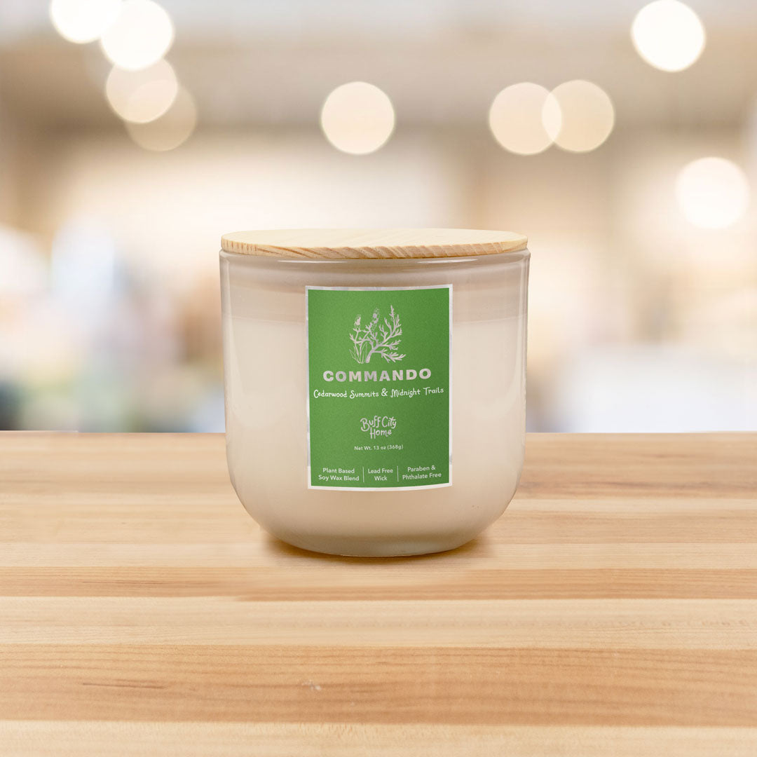 Commando 2-Wick Candle