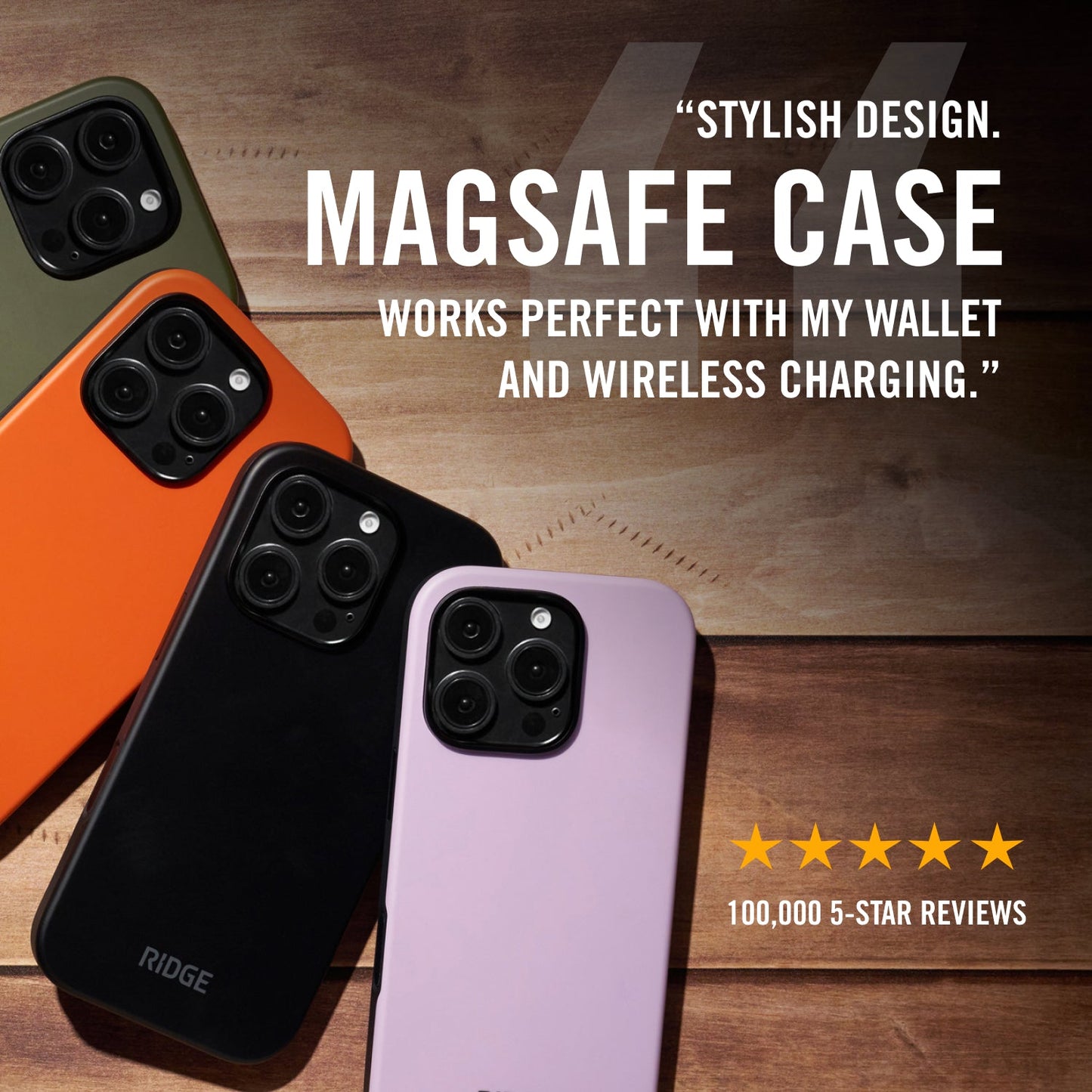 Ridge Phone Case - Basecamp Orange - iPhone 16 Plus