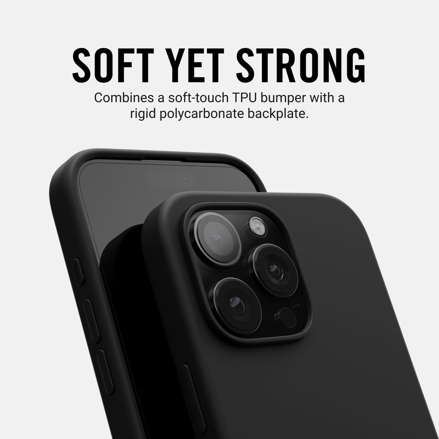 Ridge Phone Case - Matte Black - iPhone 16 Pro