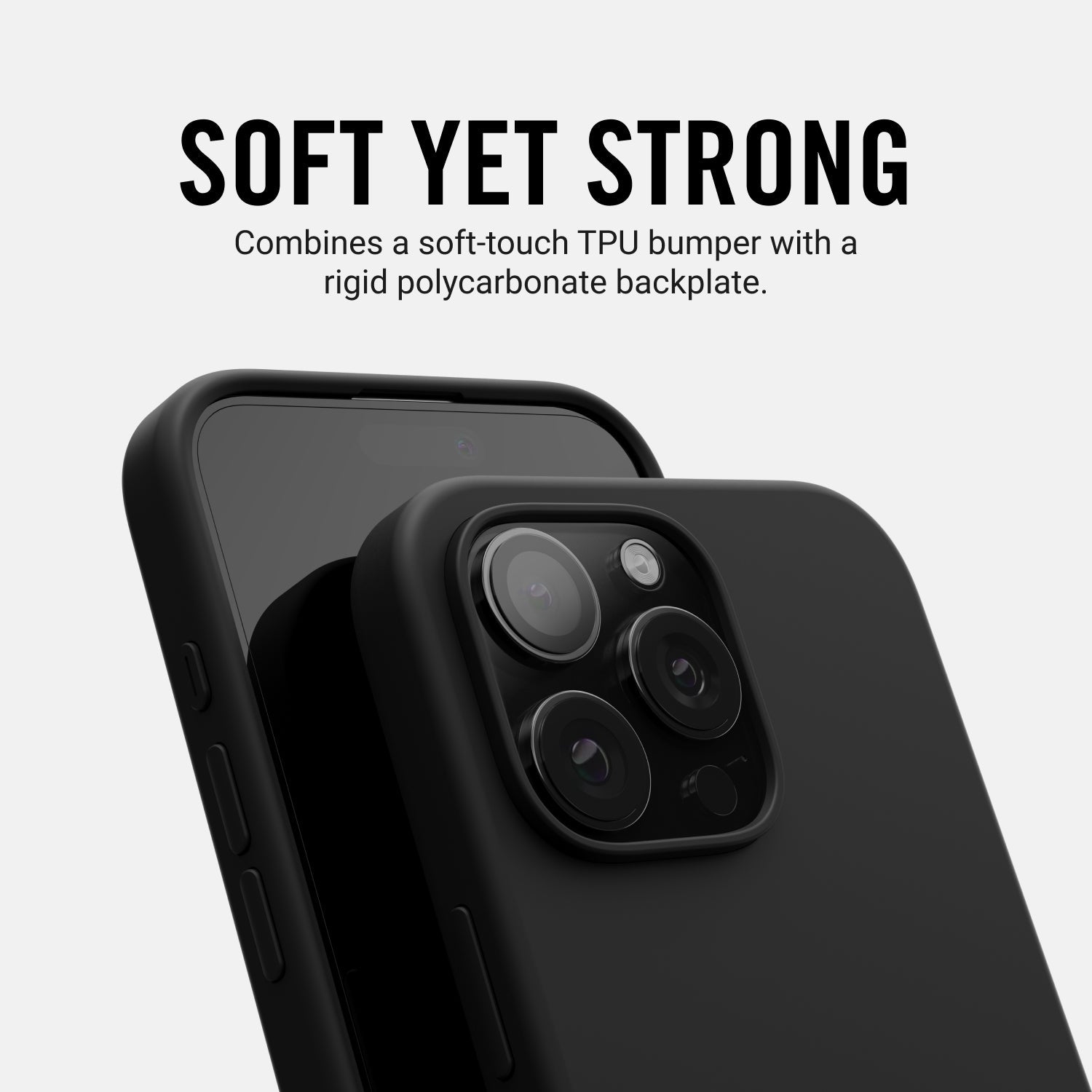 Ridge Phone Case - Matte Black - iPhone 16 Pro